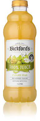 Bickfords Cloudy Pear Juice 1L