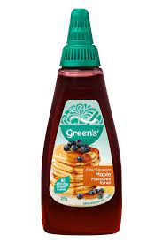 Greens Maple Syrup Squeezable 375 gm